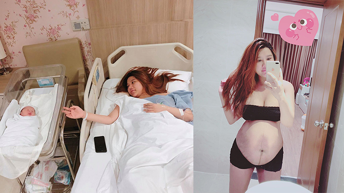 Khoảnh khắc vượt cạn của Sao Việt Bà mẹ  Phương Suri