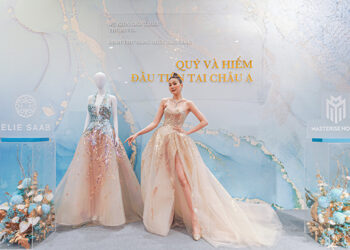 Thanh Hằng hội ngộ Hương Color trong sự kiện giới thiệu dinh thự Elie Saab